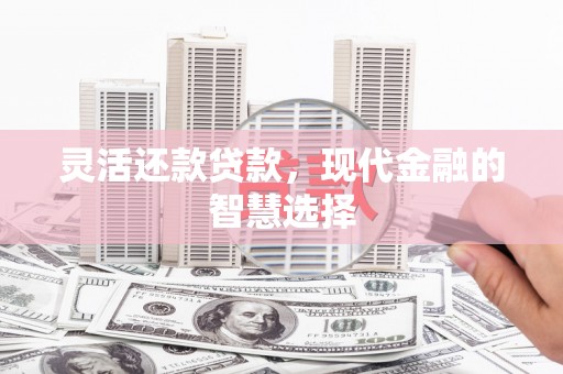 顺平灵活还款贷款，现代金融的智慧选择