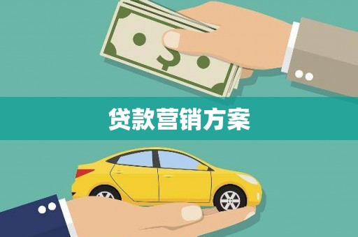 顺平贷款营销方案