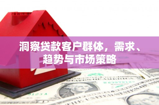 顺平洞察贷款客户群体，需求、趋势与市场策略