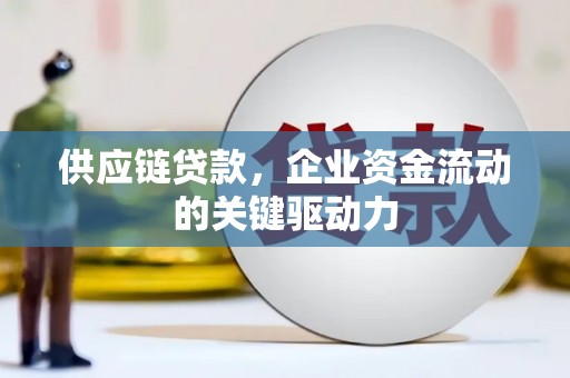顺平供应链贷款，企业资金流动的关键驱动力