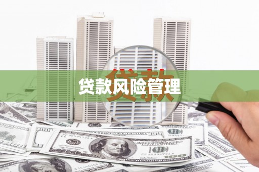 顺平贷款风险管理