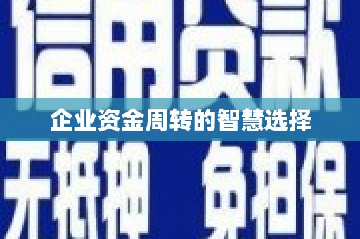 顺平企业资金周转的智慧选择