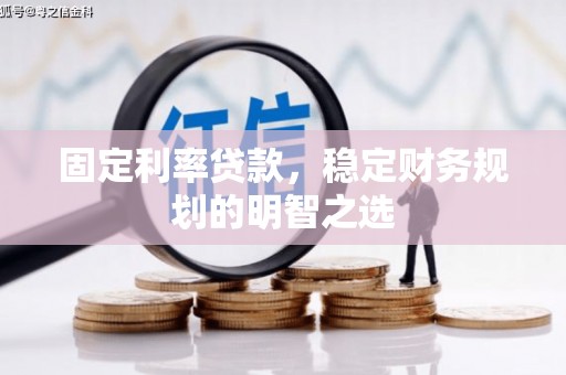 顺平固定利率贷款，稳定财务规划的明智之选