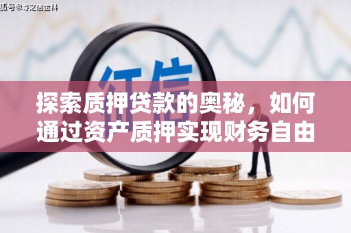 顺平探索质押贷款的奥秘，如何通过资产质押实现财务自由