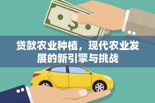 顺平贷款农业种植，现代农业发展的新引擎与挑战