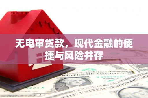 顺平无电审贷款，现代金融的便捷与风险并存
