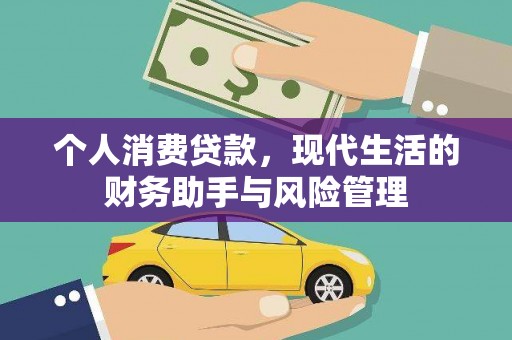 顺平个人消费贷款，现代生活的财务助手与风险管理