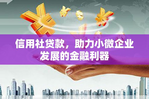 顺平信用社贷款，助力小微企业发展的金融利器