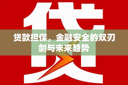 顺平贷款担保，金融安全的双刃剑与未来趋势