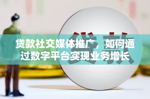 顺平贷款社交媒体推广，如何通过数字平台实现业务增长
