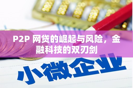 顺平P2P 网贷的崛起与风险，金融科技的双刃剑