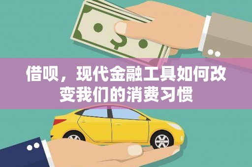 顺平借呗，现代金融工具如何改变我们的消费习惯