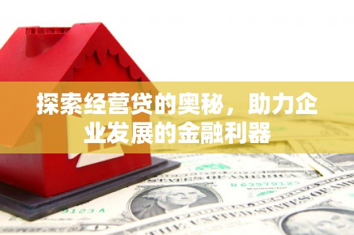 顺平探索经营贷的奥秘，助力企业发展的金融利器