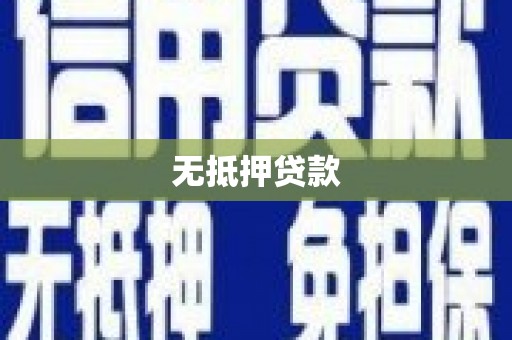 顺平无抵押贷款