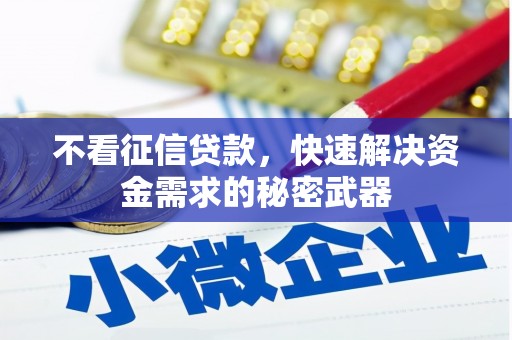 顺平不看征信贷款，快速解决资金需求的秘密武器