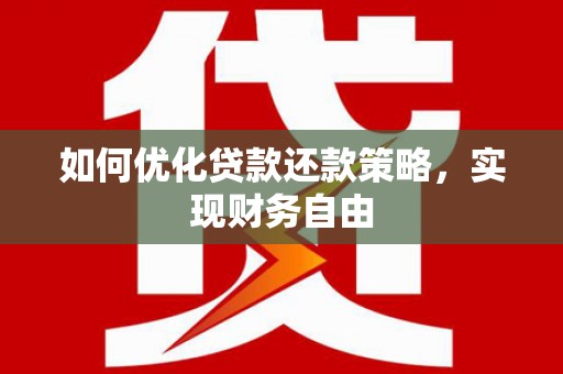 顺平如何优化贷款还款策略，实现财务自由