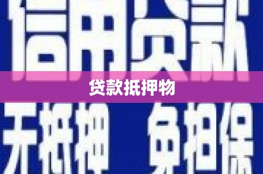 顺平贷款抵押物