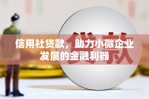 顺平信用社贷款，助力小微企业发展的金融利器