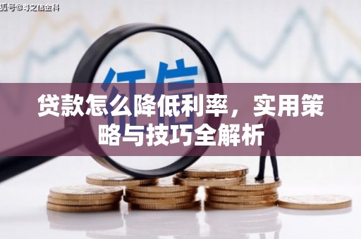 顺平贷款怎么降低利率，实用策略与技巧全解析