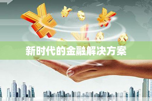 顺平新时代的金融解决方案