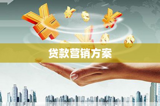 顺平贷款营销方案